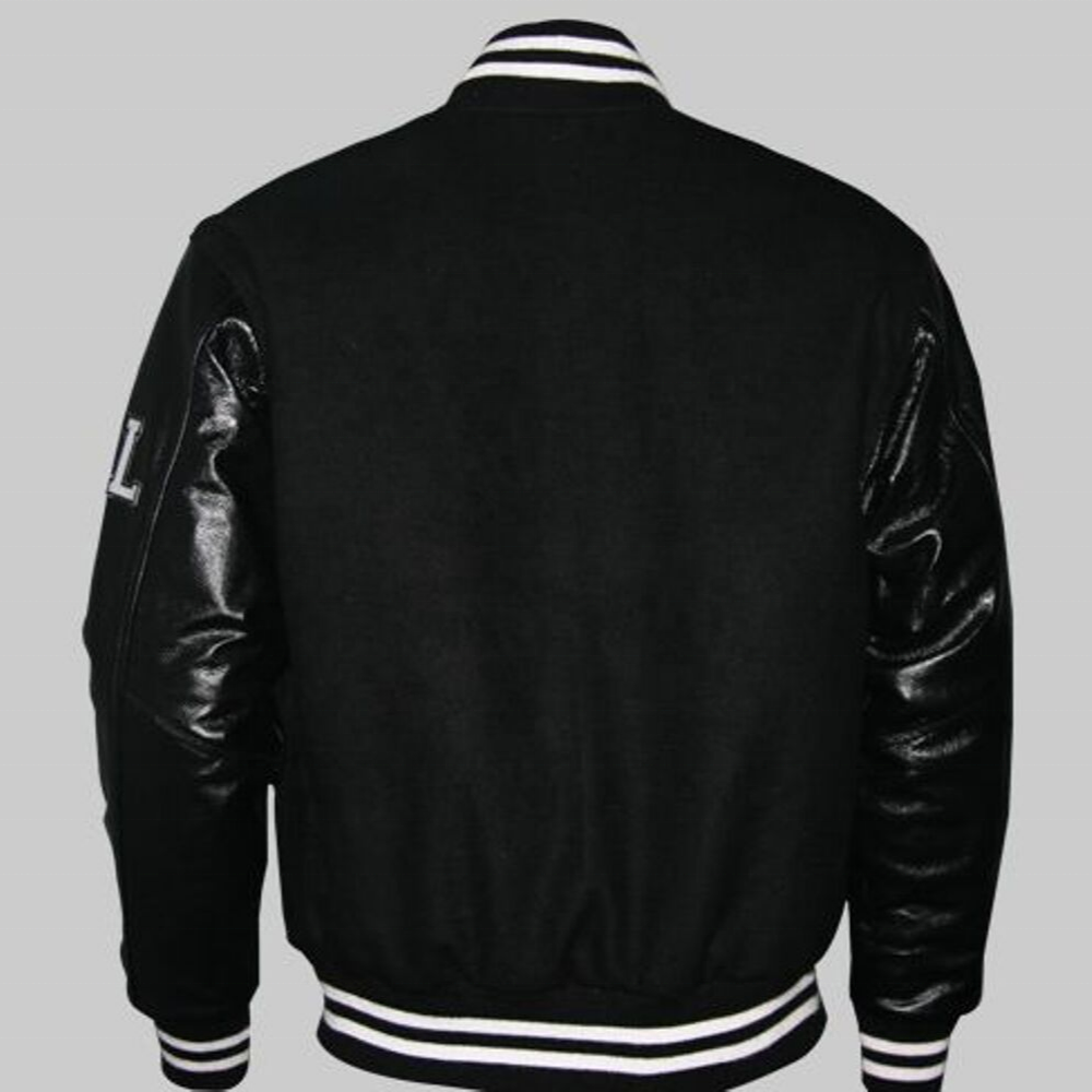 High Quality Men's Letterman Varsity Jackets Wool Body Genuine Leather Sleeves Stylish Streetwear Winter Wear Breathable