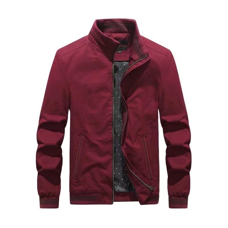 Style Spring Autumn Jacket collar Jackets tactical Mens Jacket Size 5XL