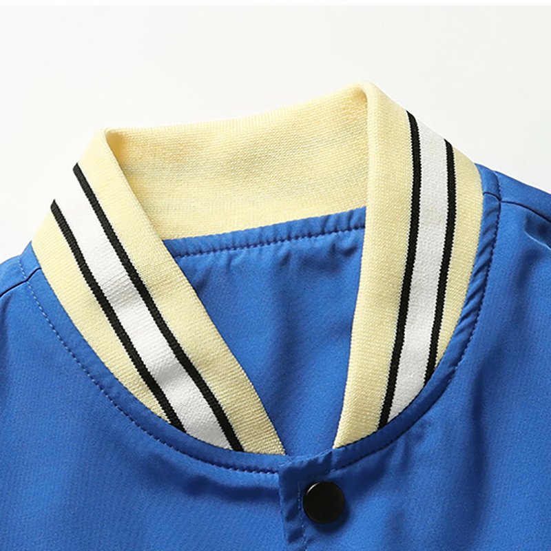 OEM Custom Pattern Embroidery Logo Men's Baseball Jacket Fashion Trend Varsity Bomber College Baseball Jacket For Men