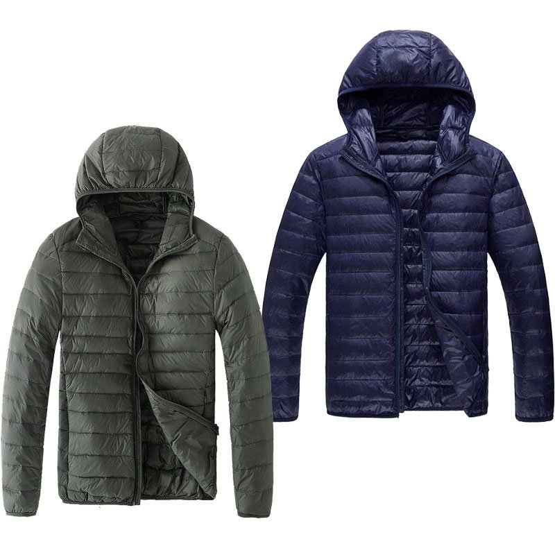6XL Winter Men 50% Down Parkas Jackets Men Waterproof Windproof Duck Down Jackets Coat All Season Hooded Parkas Outerwear Male