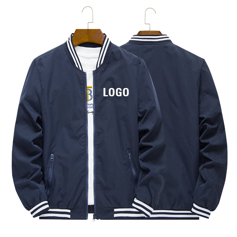 2024 Quality Custom Men's Fashion Casual Windbreaker Waterproof Motorcycle Bomber Rain Versity Jackets