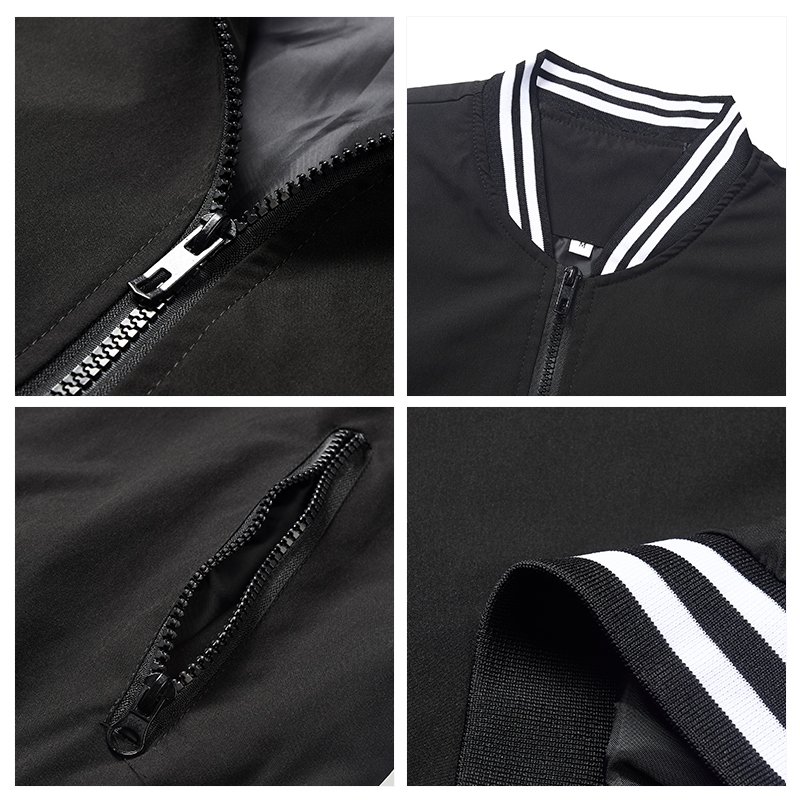 2024 Quality Custom Men's Fashion Casual Windbreaker Waterproof Motorcycle Bomber Rain Versity Jackets