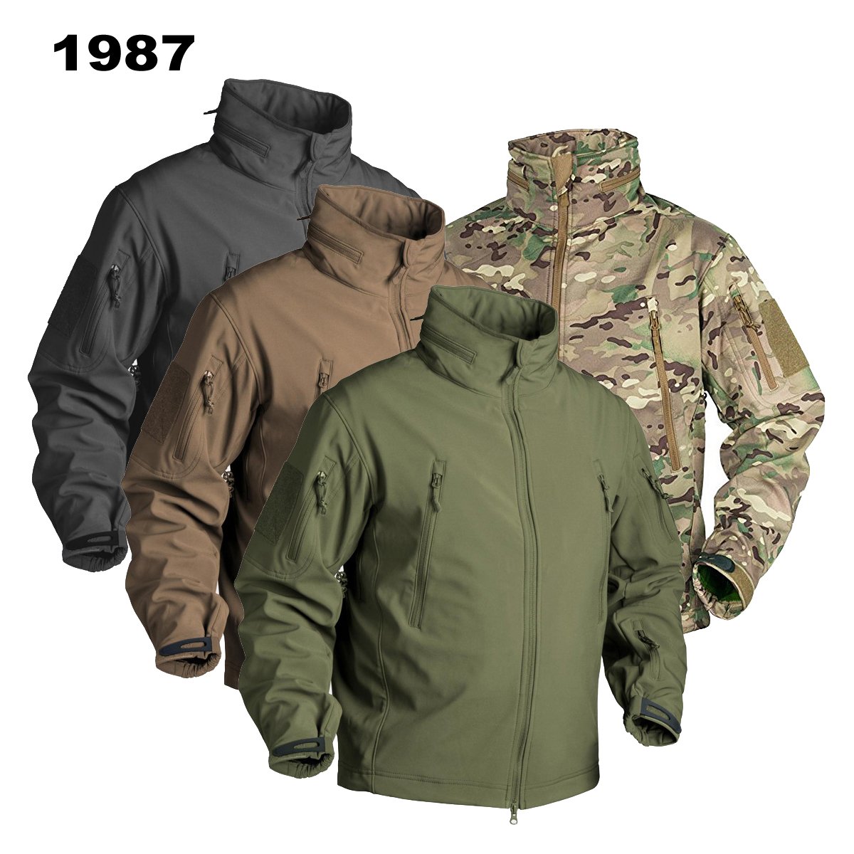 Men's Softshell coat Sport Fans Outdoor Tactical Jacket Camouflage Waterproof Combat Jacket Hidden Hoody Coat Sport Uniform