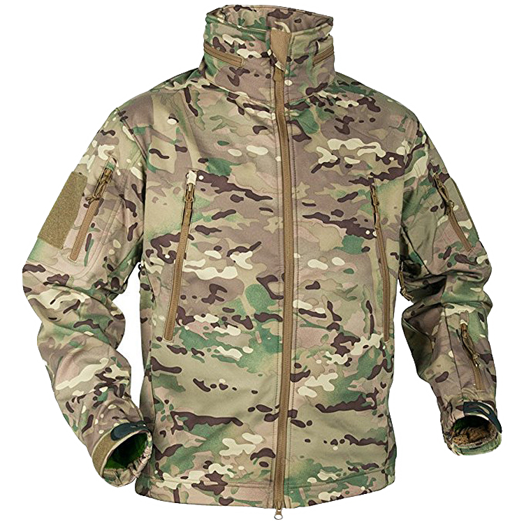 Men's Softshell coat Sport Fans Outdoor Tactical Jacket Camouflage Waterproof Combat Jacket Hidden Hoody Coat Sport Uniform