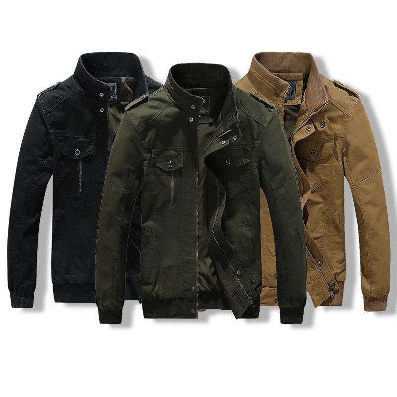 Low Price Guaranteed Quality Causal Bomber Long Sleeve Plus Size Men's Jackets