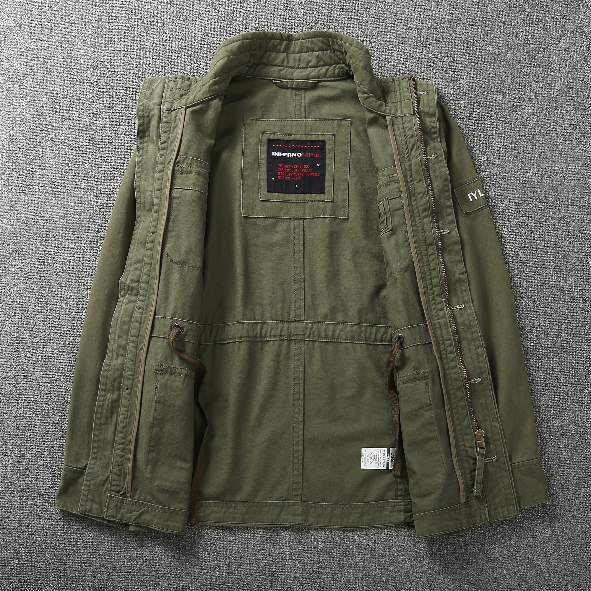 Hot Sale 100% Cotton Camouflage Jacket Outdoors Camping Camo Cargo Men's Jackets