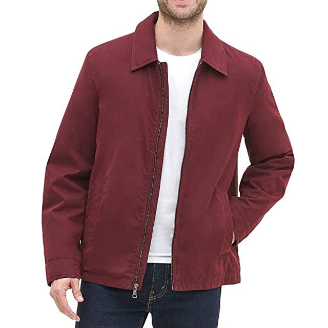 Custom Men's Nylon Varsity Bomber Jacket Plain Baseball Football Training Windbreaker with Cotton Zipper Displaying Custom Logo