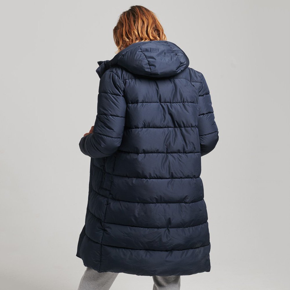 New Design Hot Sale Polyester Long Men's Puffer Jacket Wholesale Custom Hip Hop Padded Puffer Jacket
