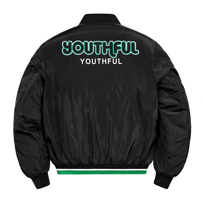 Fashion Design American Logo Customized Plain Baseball Cotton Custom Mens Satin men's Jackets