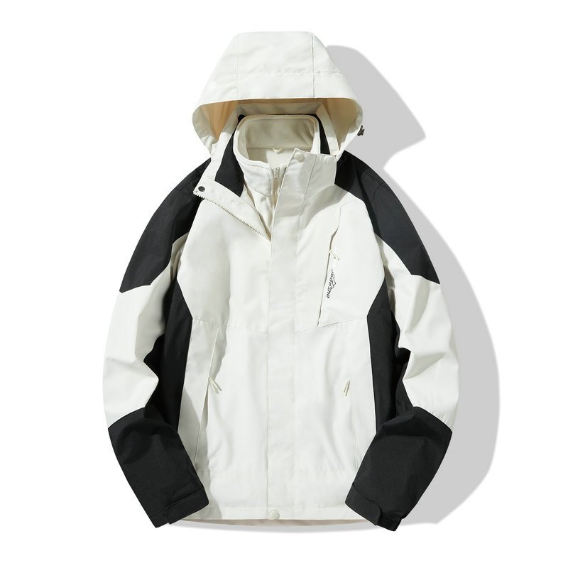 Men's Casual Outdoor Waterproof Bomber Jacket Customized Fashionable Sportswear Warmth Features Windproof Hooded Mountaineering