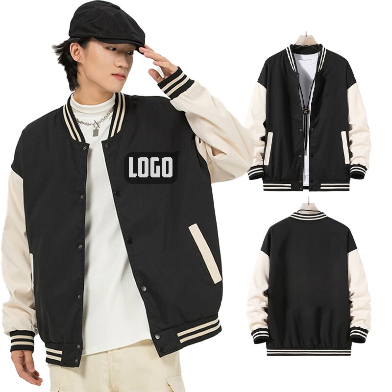 Men's Stand Collar Thin Jackets Casual Plus Size Windbreaker Coats