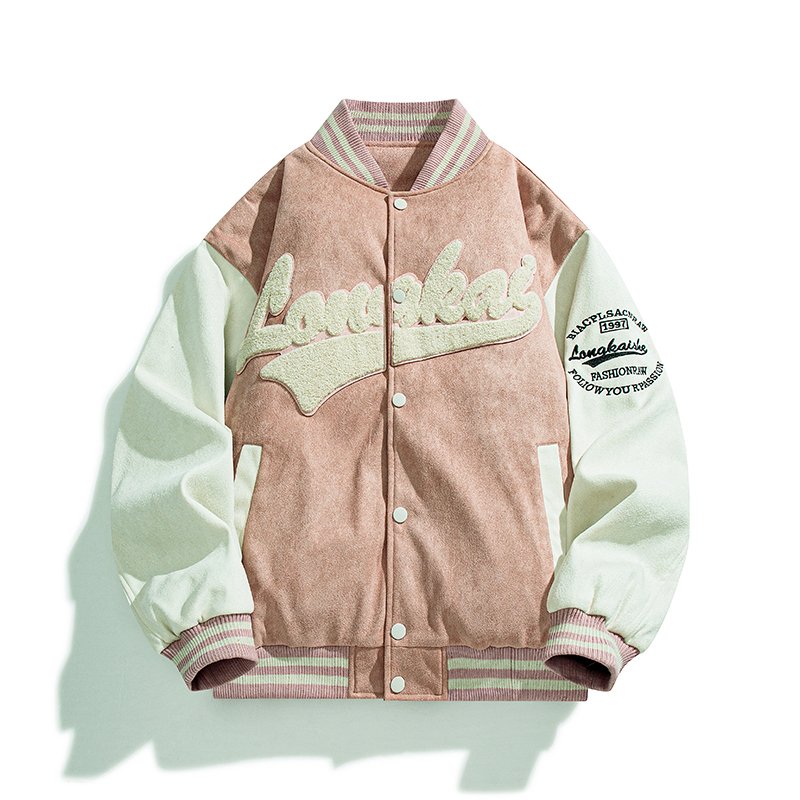 New Design Premium Men's Fashion Baseball Jacket Embroidered Patch Jacket For Men Custom Design Men's Jacket