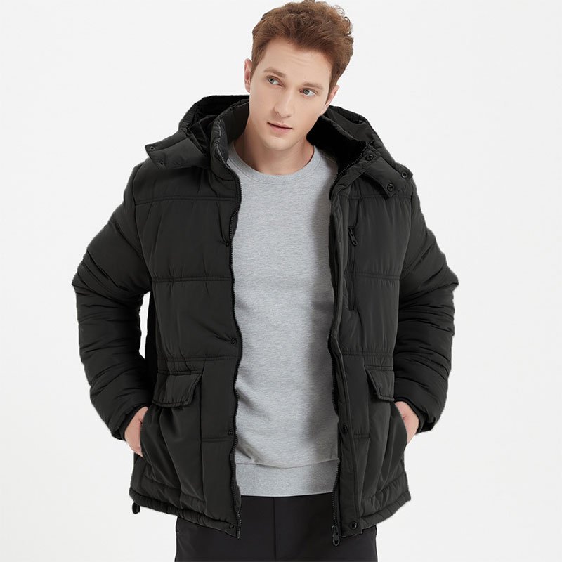 Hot sales outdoor warm utility bubble coat clothes 2023 custom winter hood puffer jacket for men