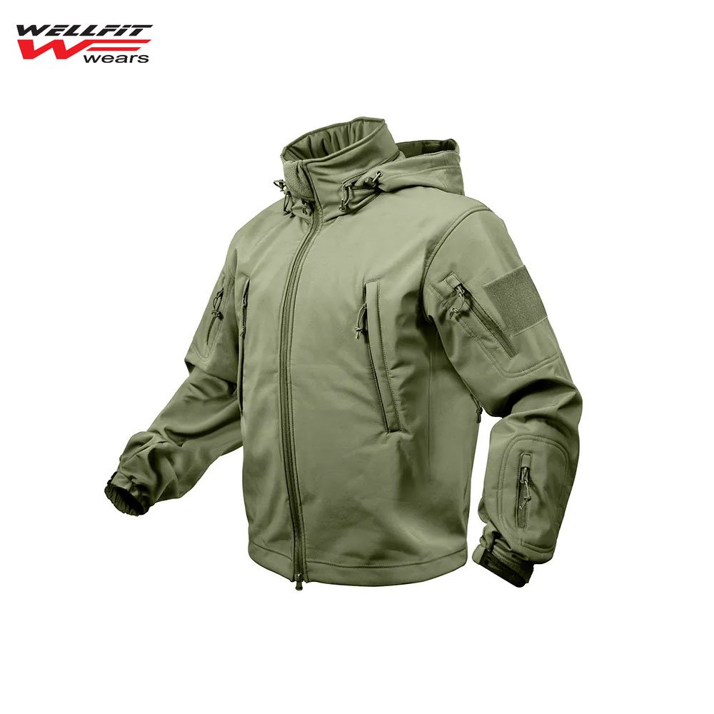 Wholesale Outdoor Multicolor Outdoor Hoodie Uniform Waterproof Softshell Tactical Jacket