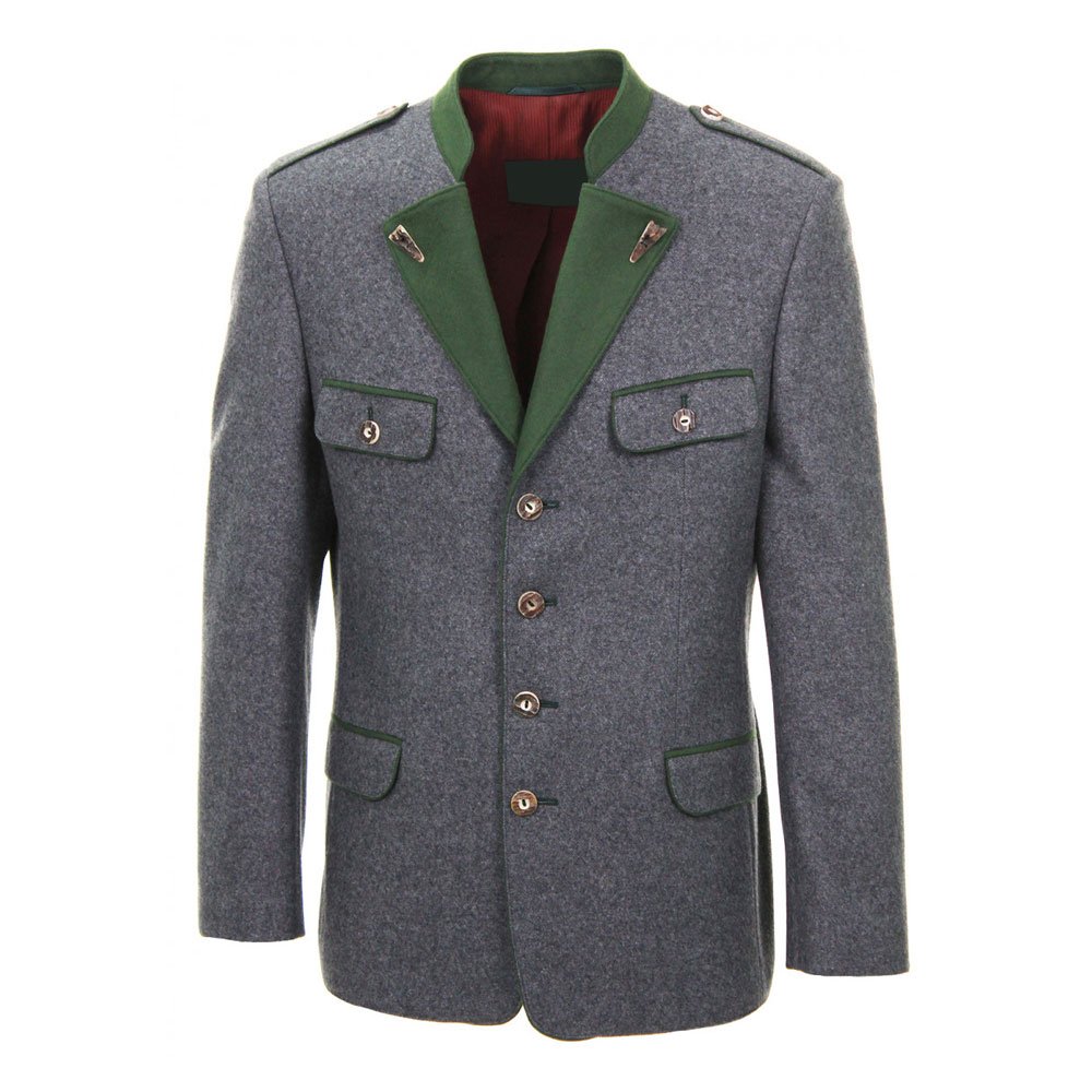 Traditional High Quality Bavarian Jacket German Trachten Oktoberfest Cow Suede Leather Men Herren Jackets
