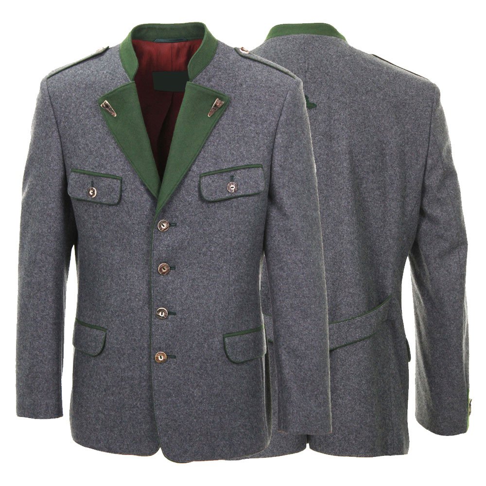 Traditional High Quality Bavarian Jacket German Trachten Oktoberfest Cow Suede Leather Men Herren Jackets