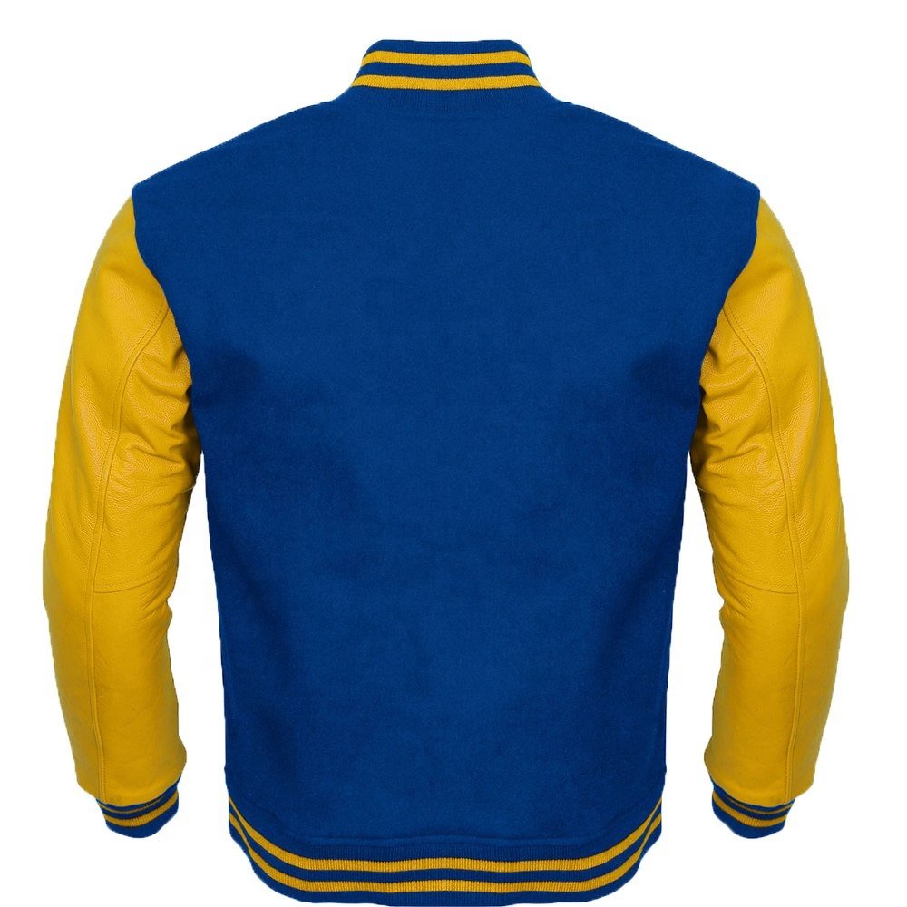 Wholesale Letterman Baseball Jacket School College University Team Wear Boys and Girls Men Wool Body & Original Leather Sleeves