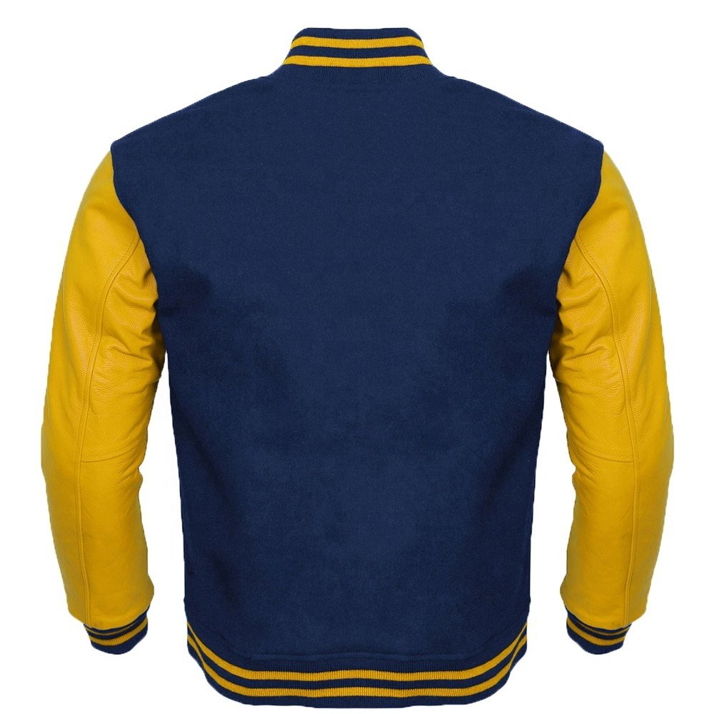 Wholesale Letterman Baseball Jacket School College University Team Wear Boys and Girls Men Wool Body & Original Leather Sleeves
