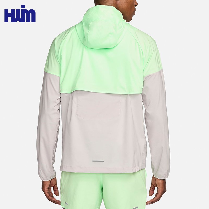 Custom Men's Gym Outdoor Sports Running Quick Dry Jackets Portable Lightweight Breathable Wind Reflective Men Waterproof Jacket
