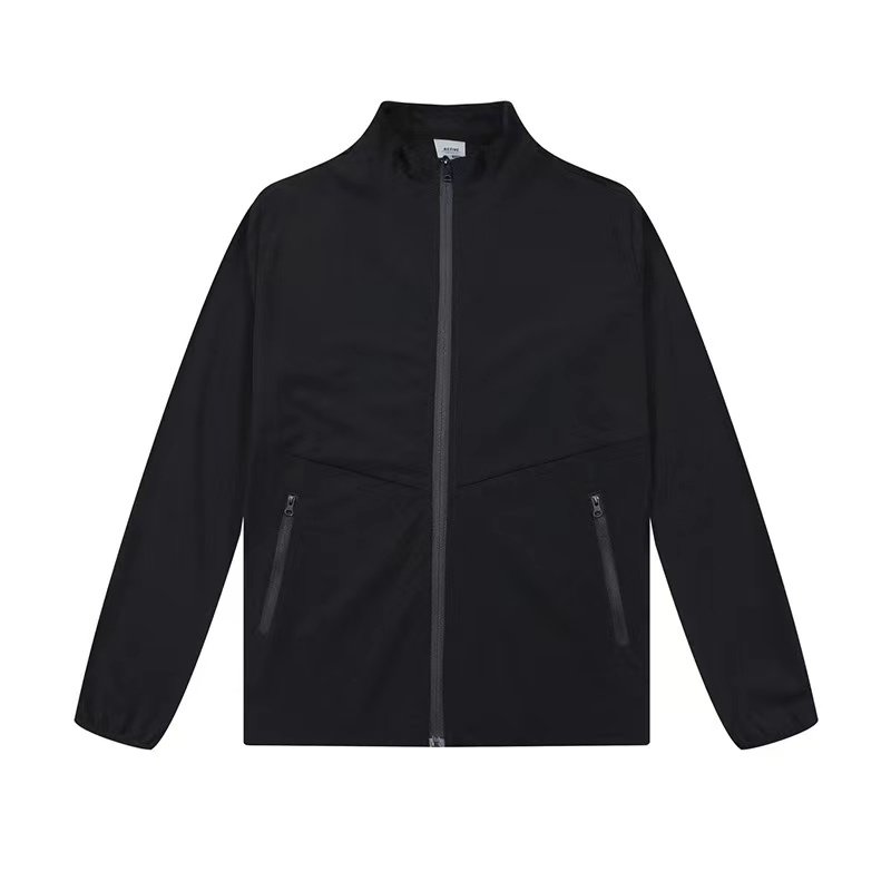 OEM ODM Custom Logo Autumn Stand Collar Men's Windbreaker Ultra Jacket Outdoor Sports Jogger Track Jackets Men Jacket