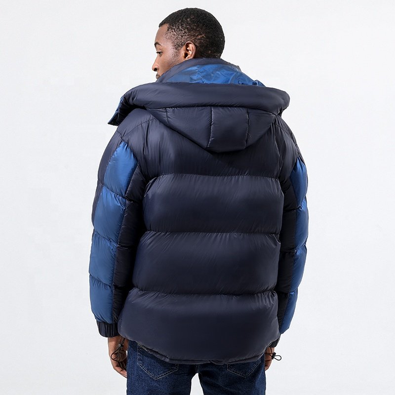 2024 European Classic Men's Winter Puffer Jacket Men Waterproof Velvet fleece Lining Warm Winter Down Jacket coat