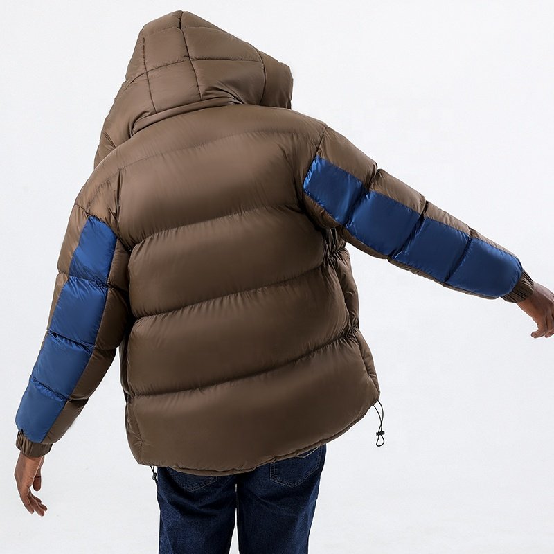 2024 European Classic Men's Winter Puffer Jacket Men Waterproof Velvet fleece Lining Warm Winter Down Jacket coat
