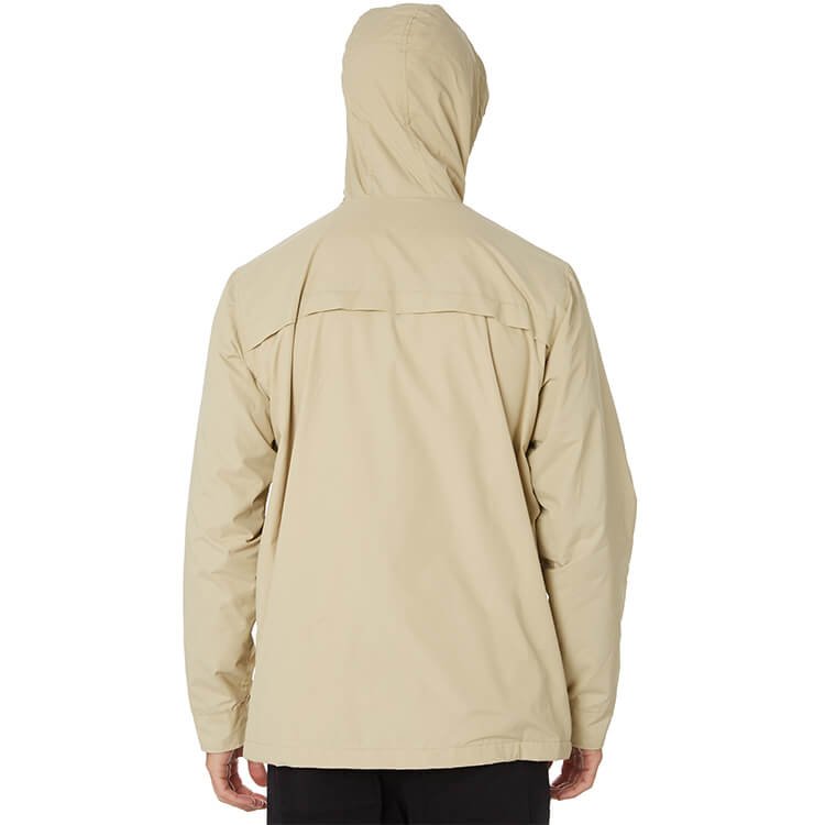 OEM reflective logo men's jackets waterproof men casual streetwear pullover black blank button fashion homme jacket