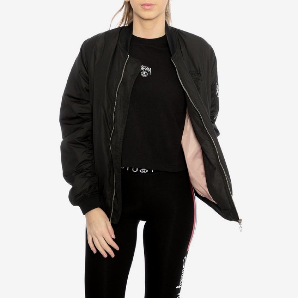 High Quality Custom Men's Baseball Bomber Satin Varsity Jacket Wool and Fabric Material High-Grade Satin Bomber Jacket