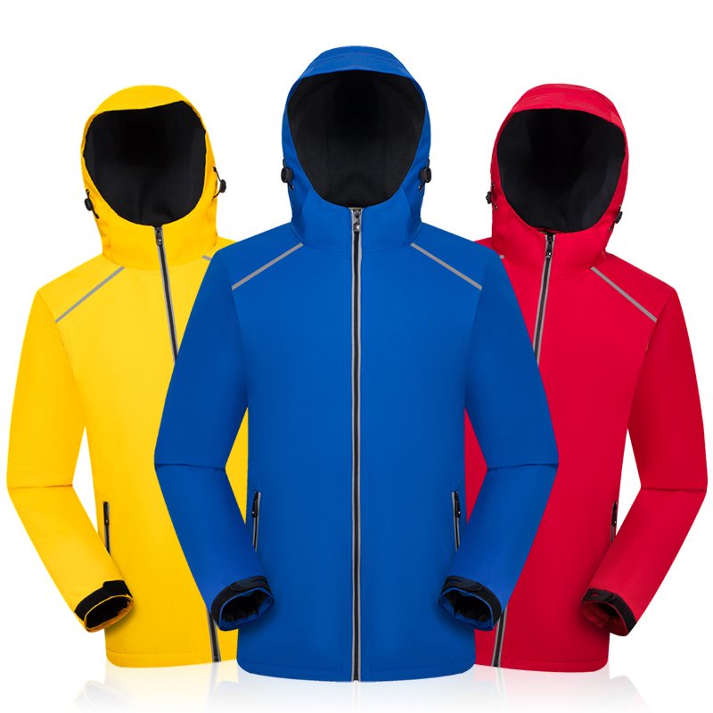 Custom men's polyester reflective windbreaker jacket vintage retro waterproof windbreaker sports outdoor plus size Men's Jackets