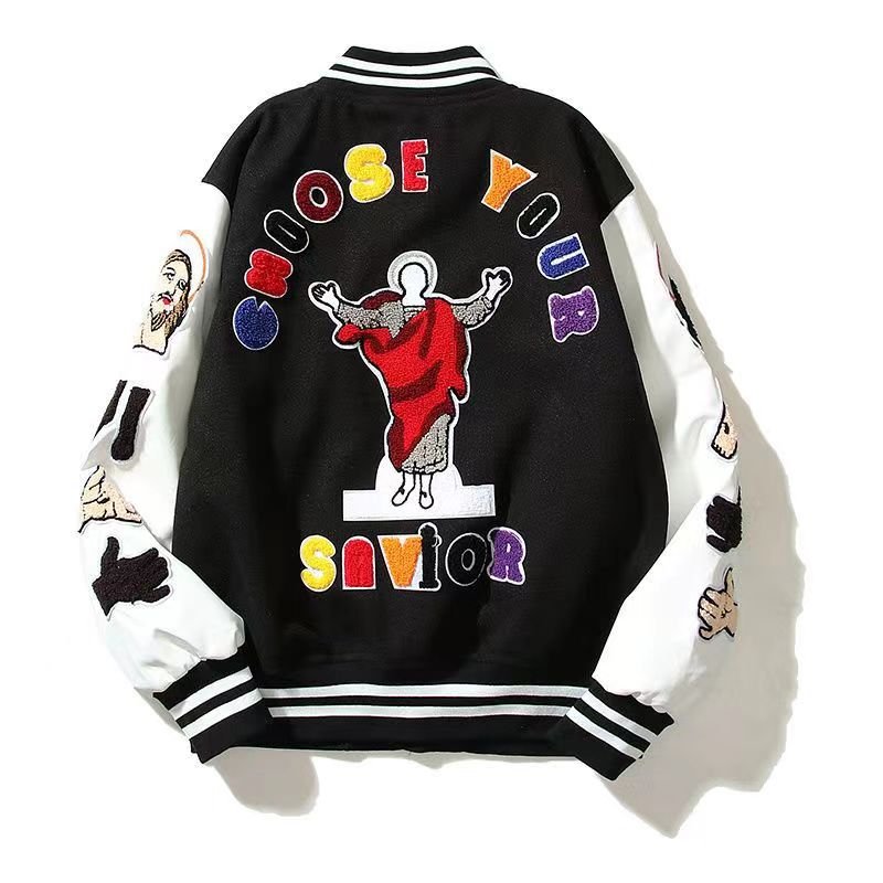 Custom Tapestry Zip Up Jackets Plus Size Men's Coats Thicken Warm Hooded Coat Designers Clothing Streetwear Jacket