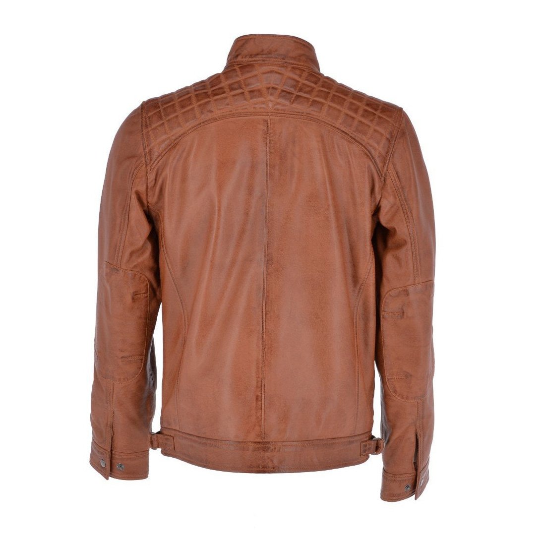 Fashion Designs Boys Classic Leather Jacket For Men's Slim Fit Leather Coat Men Jackets Brown Leather Wholesale Custom jacket