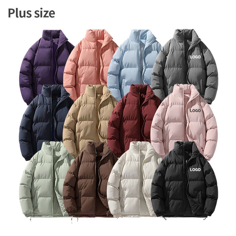 Hot Selling Large Plus Size Winter Puff Thick Warm Men Custom Logo Bubble Clothes Men'S Down Jacket