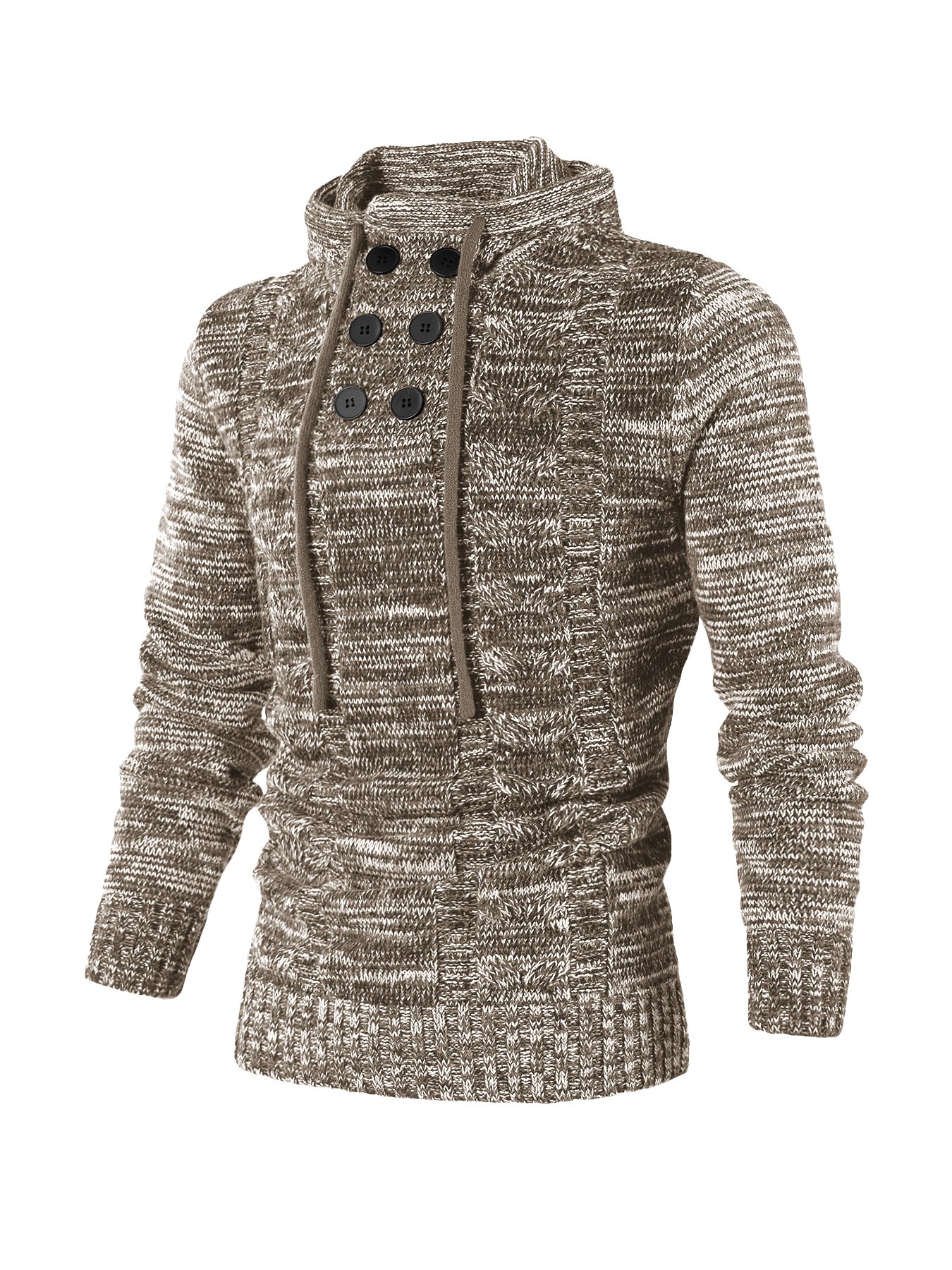 Autumn Winter Trend New Hooded Thick Cardigan Sweater Coat for Men O-Neck Hoodies Knit Sweater Plus Size
