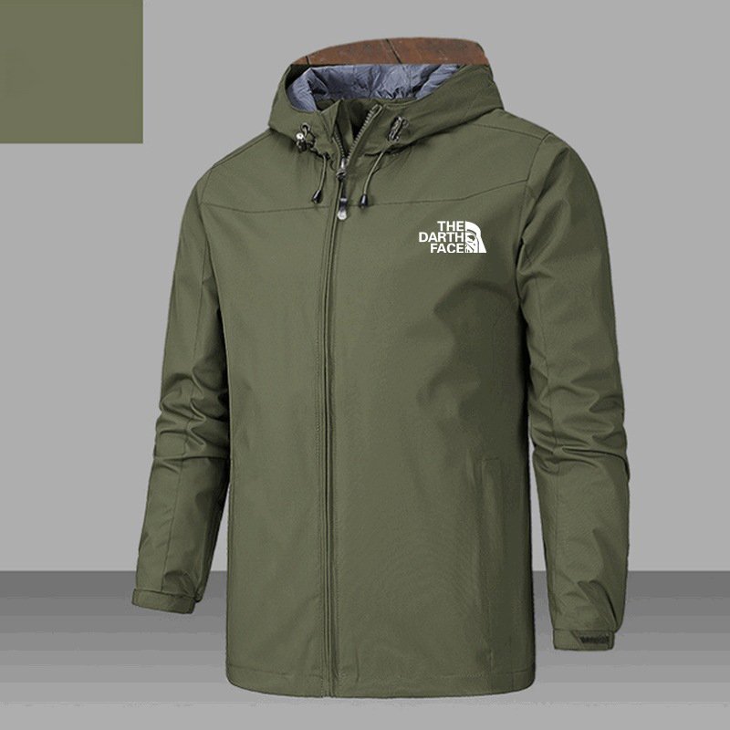 Custom Logo OEM Logo Men's Quick Dry Coat Men Outwear Windbreaker Jacket with Long Sleeve Advertising Company Logo Printing
