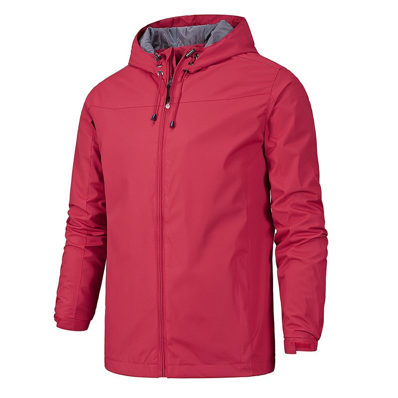 Hot Selling S-6 XL Custom Logo Mountaineer Plus Size Loose Type Thin Windproof Waterproof Hooded Unisex Jacket