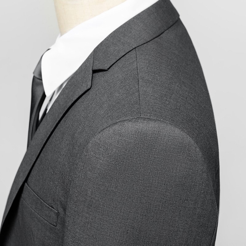 High Quality Men's Business Banquet Striped Slim Fitting Wedding Men's Groom Tuxedo 3-piece Set
