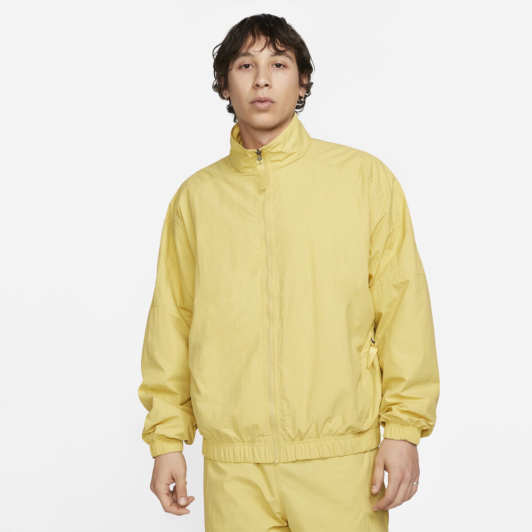 Blank Polyester Tracksuit Set For Men Full Customization Wholesale Windbreaker Tracksuits Jacket Pants Set