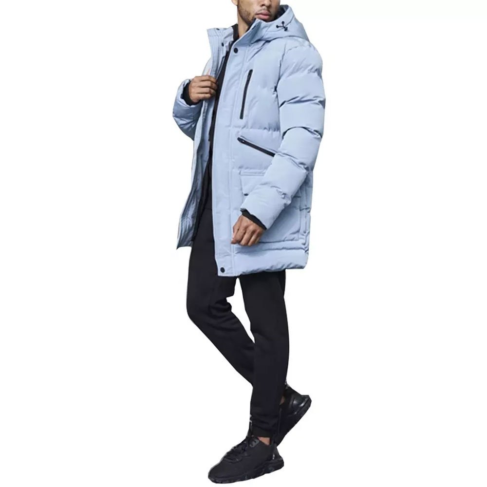 High quality top trending new outdoor winter puffer jacket warm and waterproof long length men puffer jacket for men
