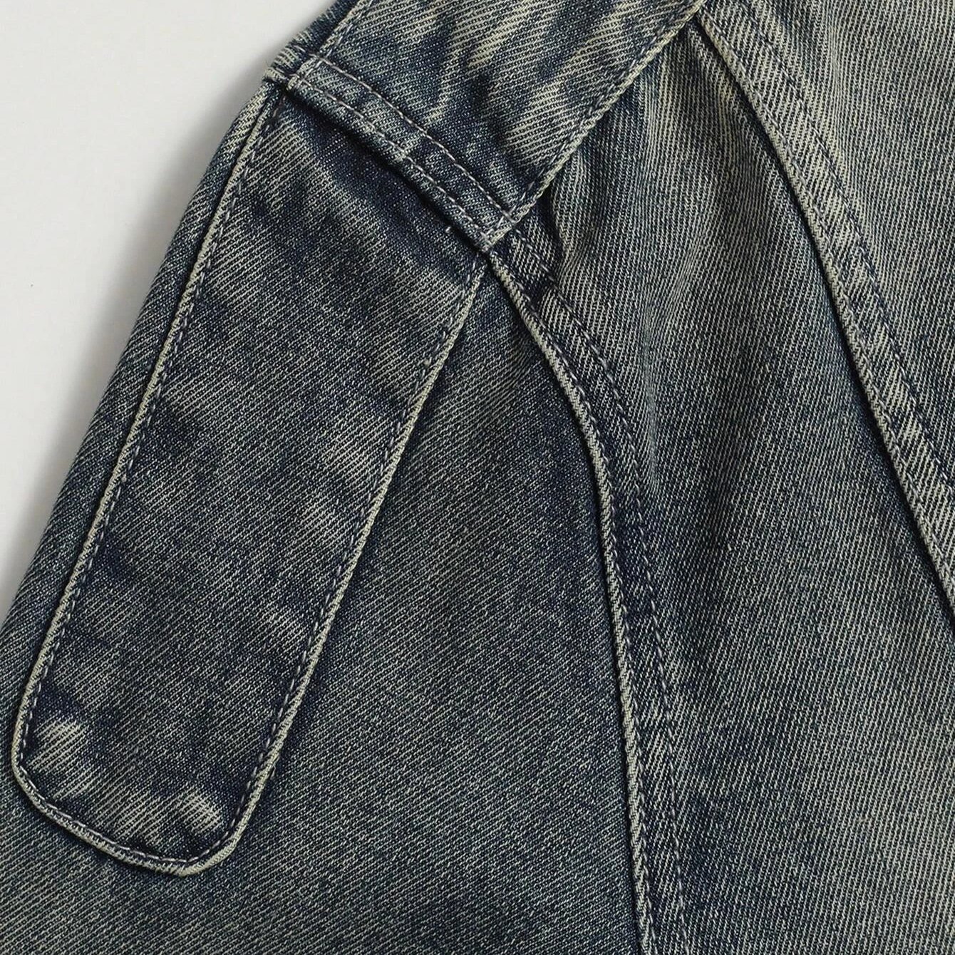 Custom LOGO Black Men's Jackets & Coats Embroidery Jean Jackets Mens Denim Jacket