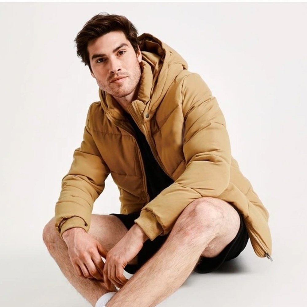 Custom Men's Puffer Jacket with New Design for Wholesale Personalised Logo Puffer Jackets For Men with Customised Design