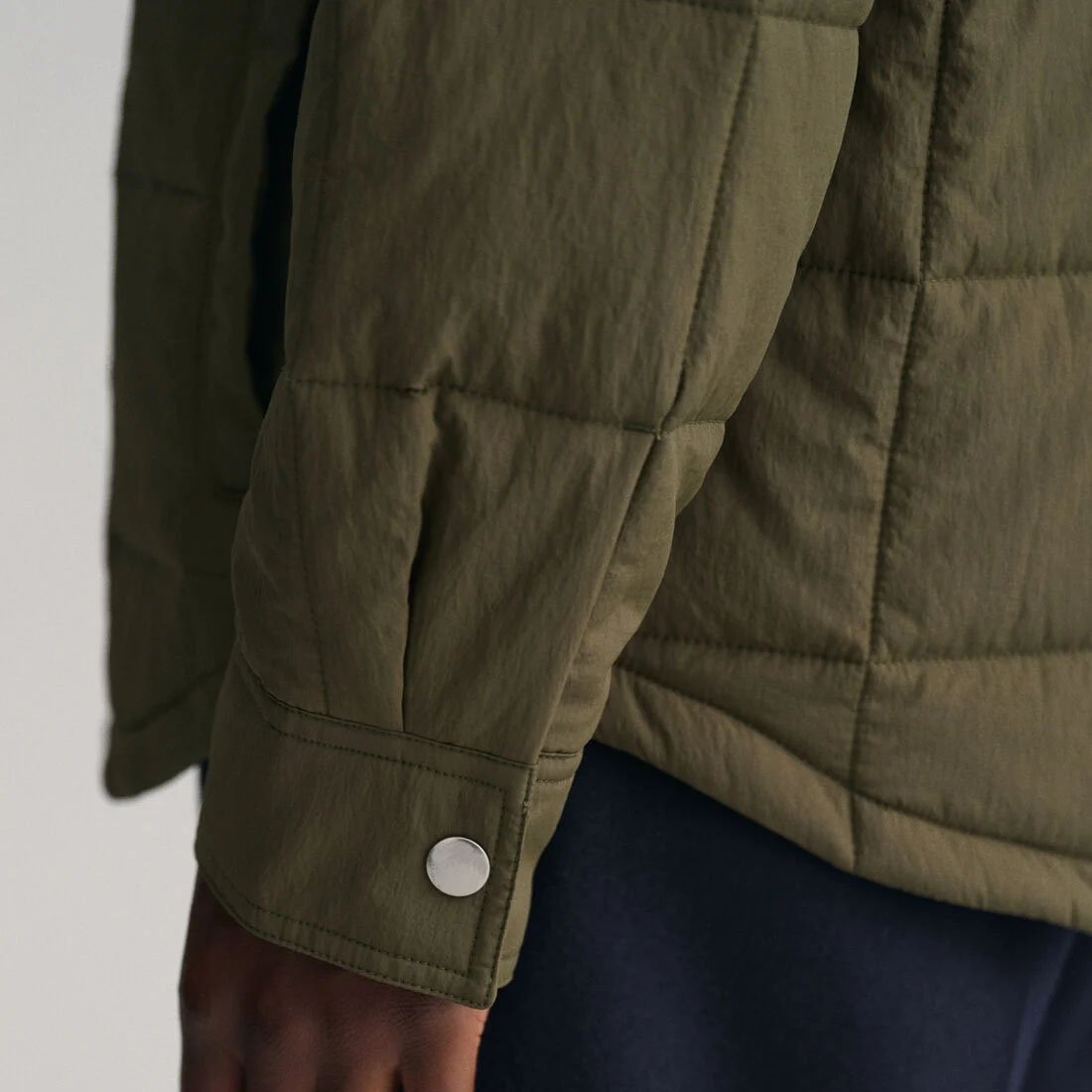 Wholesale Custom Winter Windbreaker Men's Collar Jacket Outdoor Quilted Jacket For Men