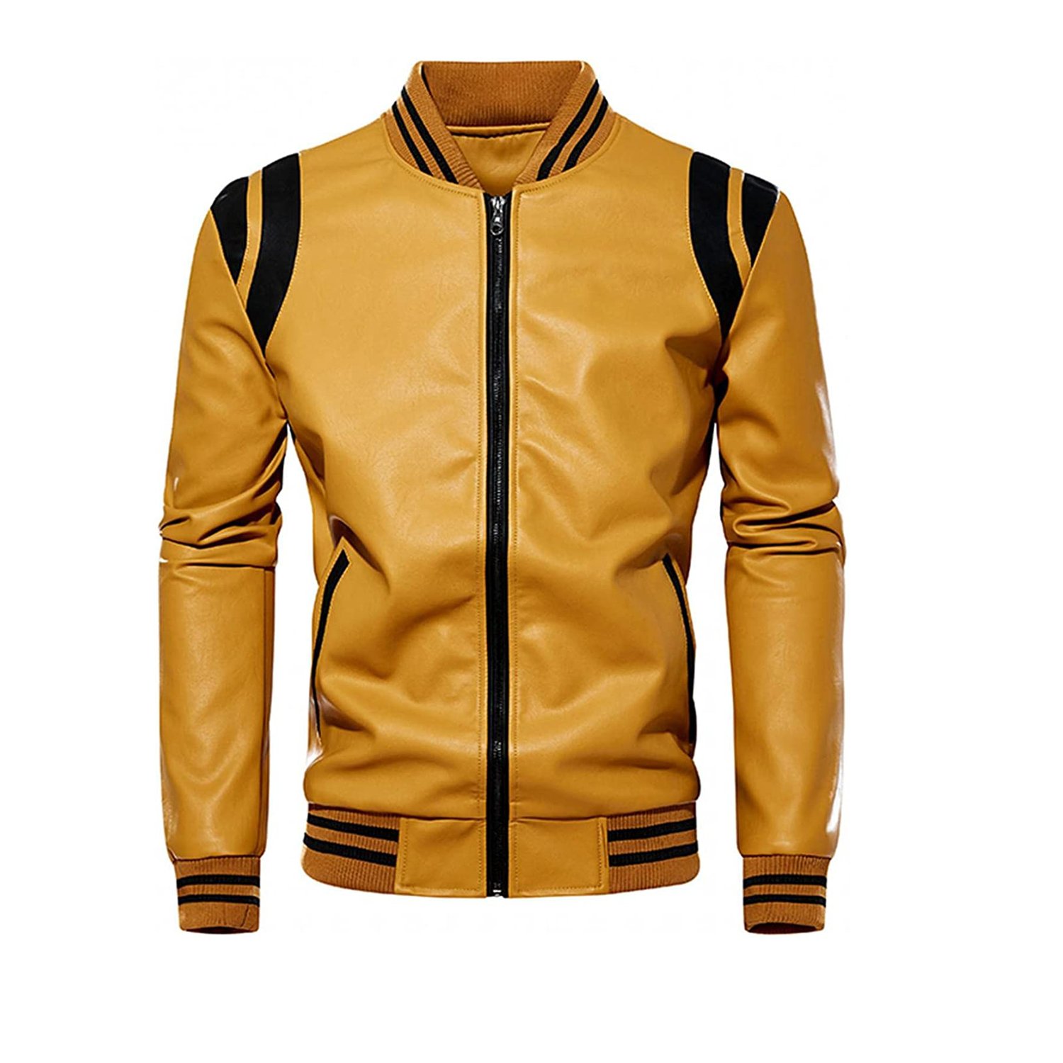 Mens Leather jacket Men Hooded Coat Fur Lined Motorcycle Jacket Fashion Coat Autumn Winter Coats jacket