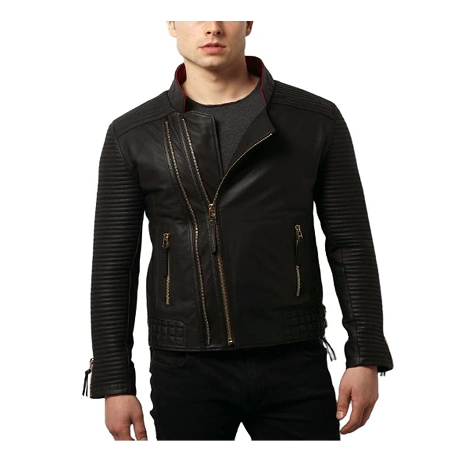 Mens Leather jacket Men Hooded Coat Fur Lined Motorcycle Jacket Fashion Coat Autumn Winter Coats jacket