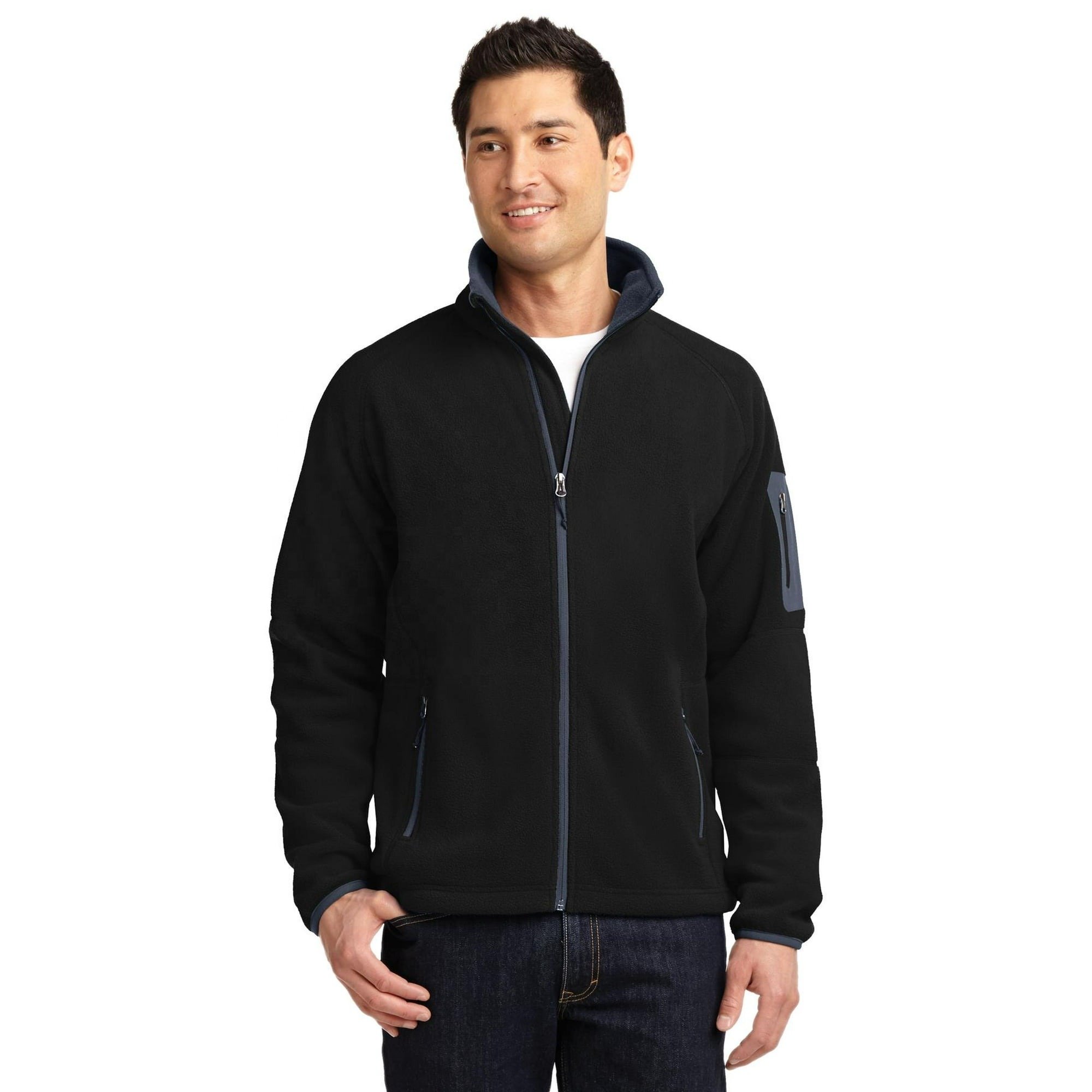 Port Authority Mens Enhanced Value Fleece Full-Zip Jacket Fleece Filling Men's Jackets