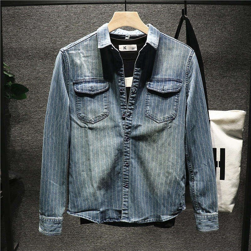 Wholesale custom your own logo cotton twill zippers all over the sublimation vintage oversized denim jacket for men