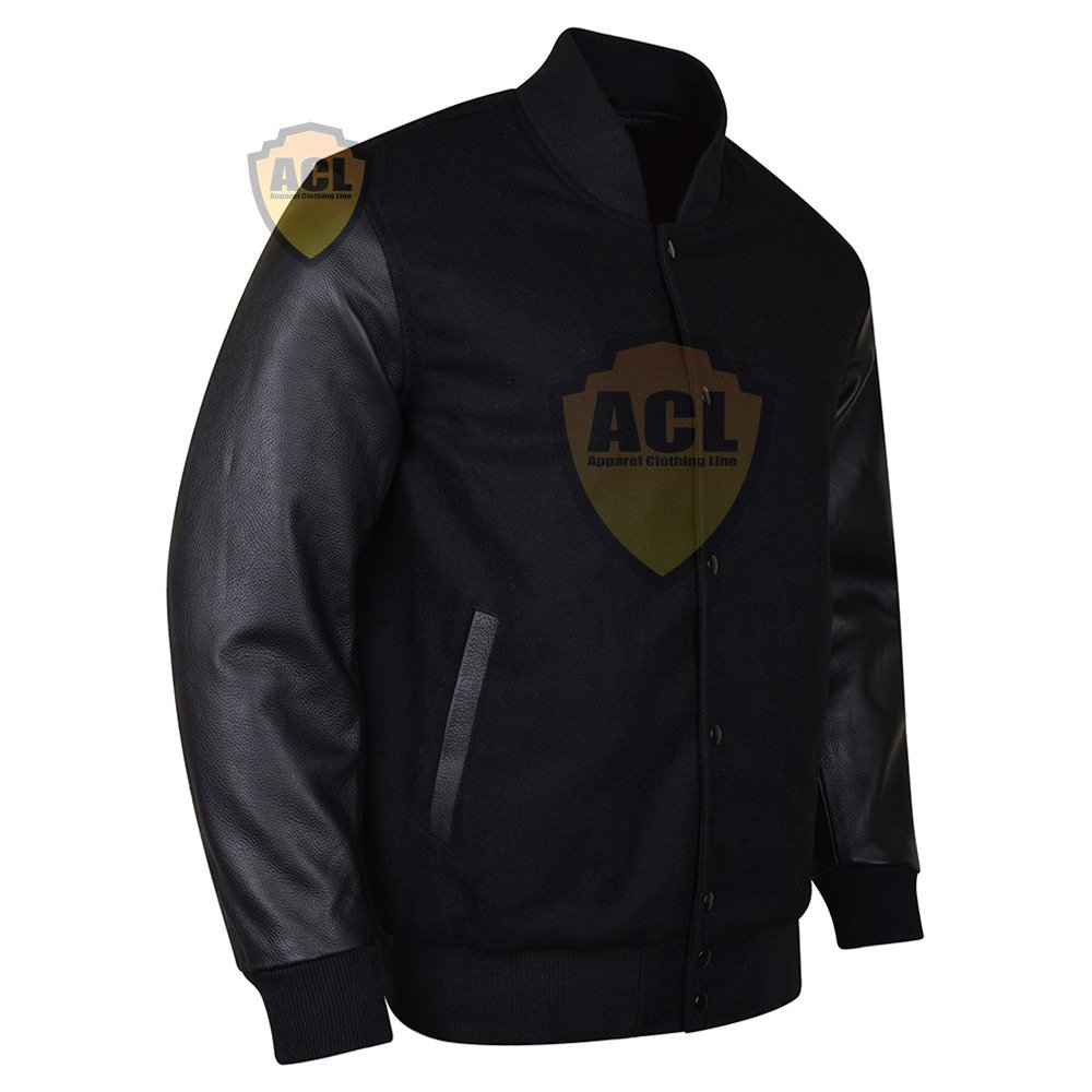 Custom Manufacturer High Quality Vintage Winter And Fall Men's Leather Baseball Letterman Varsity Jackets