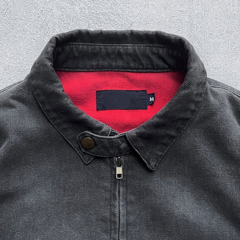 Custom Winter Jacket Men Twill Canvas Warm Work Jacket Lined Vintage Worker Carpenter Workwear Jacket For Men