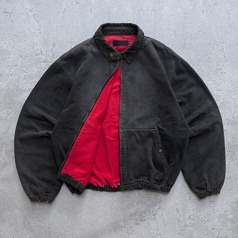 Custom Winter Jacket Men Twill Canvas Warm Work Jacket Lined Vintage Worker Carpenter Workwear Jacket For Men