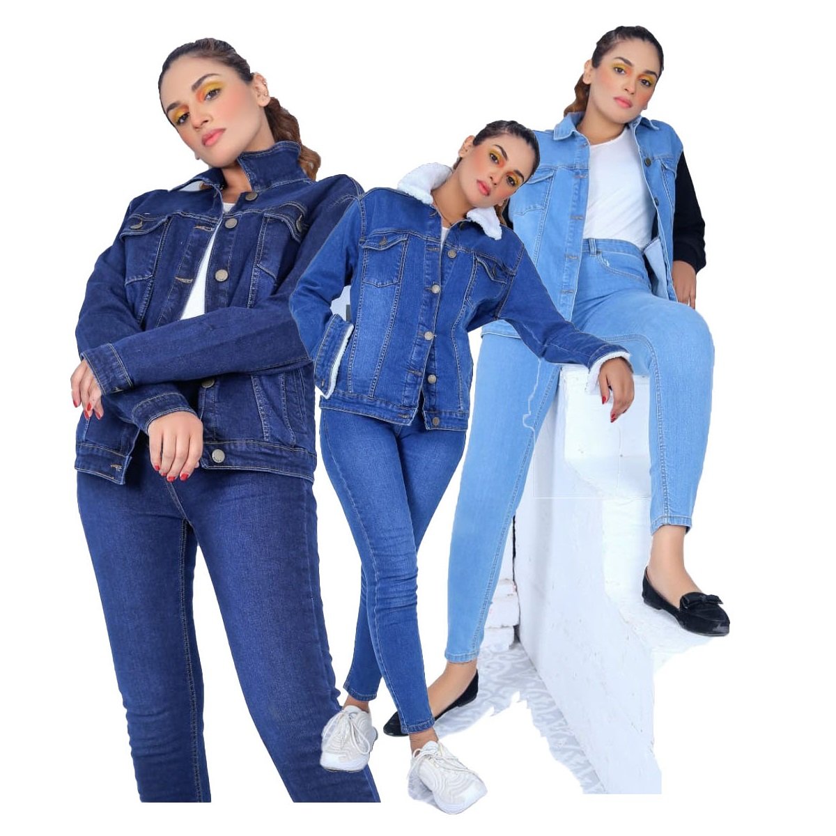 Factory Cheap Price Wholesale High Quality Women Jeans Denim Cotton breathable Top Selling Jacket 2024 With customized logo size