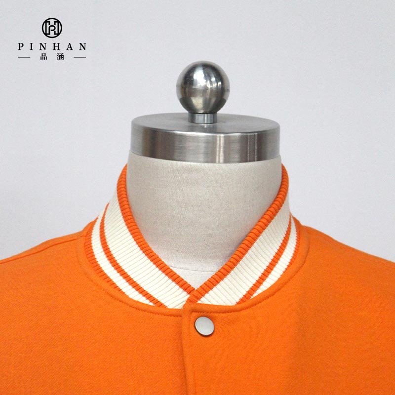 High Quality Men's Sport Outwear Varsity Jacket with Custom Design Cuffs Button Closure Hot Selling Women's Coat Causal